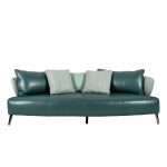 Rozel Gen-R Green Fabric Leather Sofa Living room