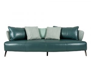 Rozel Gen-R Green Fabric Leather Sofa Living room