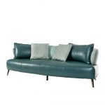 Rozel Gen-R Green Fabric Leather Sofa Living room