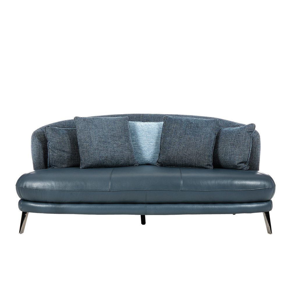 Rozel Gen-R Blue Fabric Leather Sofa Living room