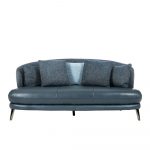 Rozel Gen-R Blue Fabric Leather Sofa Living room